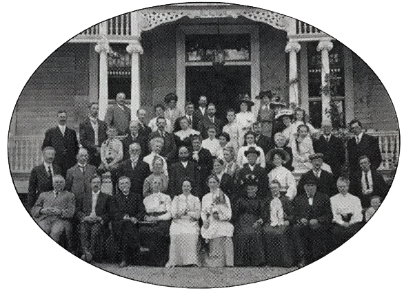 Victoria Friends meet in the Burleith Mansion in 1911